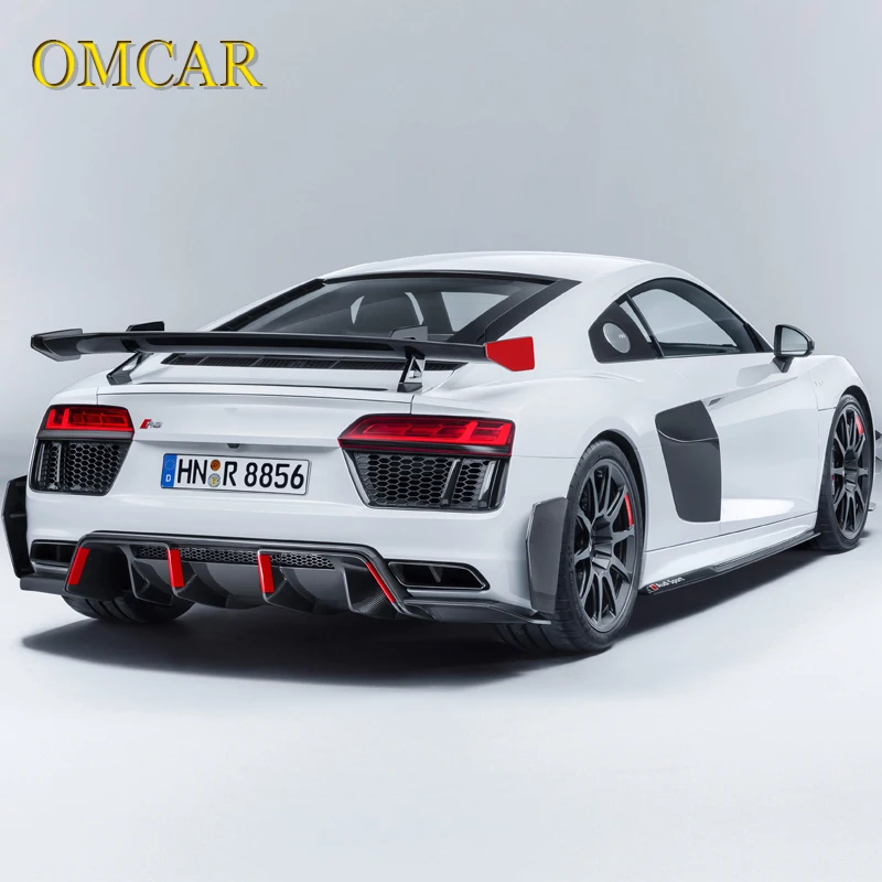 Prestatiestijl Droge Koolstofvezel Vleugel Gt Spoiler Body Kit Voor Audi R8 2016-2020