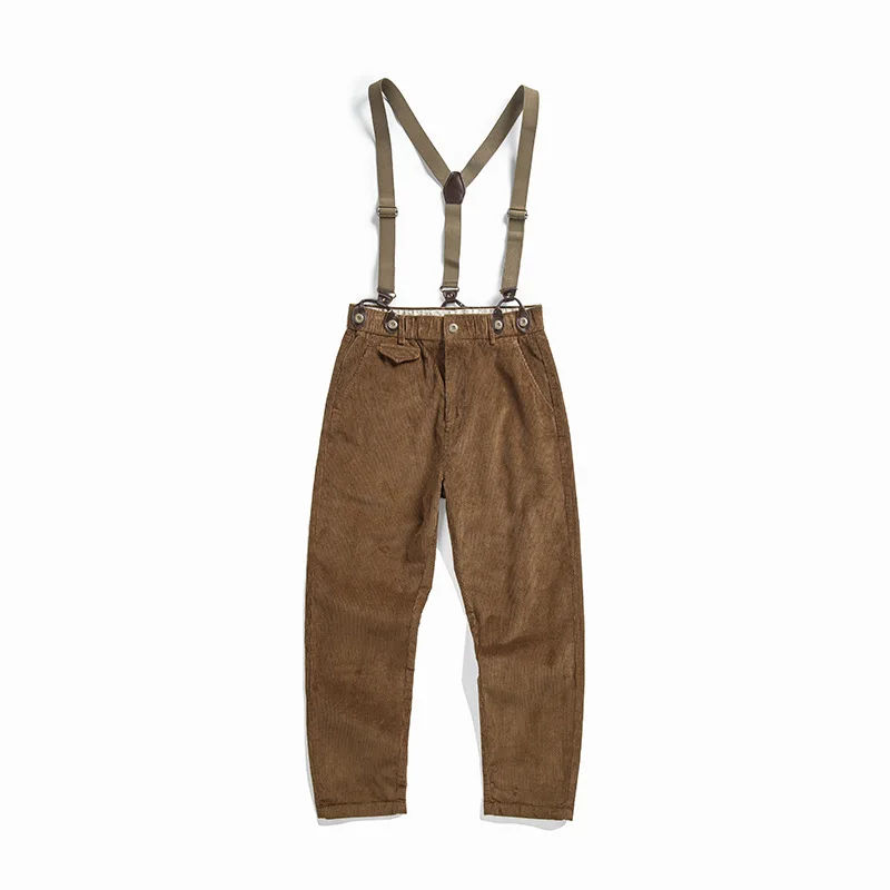Trousers Retro Comfortable Casual Sports Pants Punk British Style Overalls for Men New Adult Gentleman Loose Advanced High-end