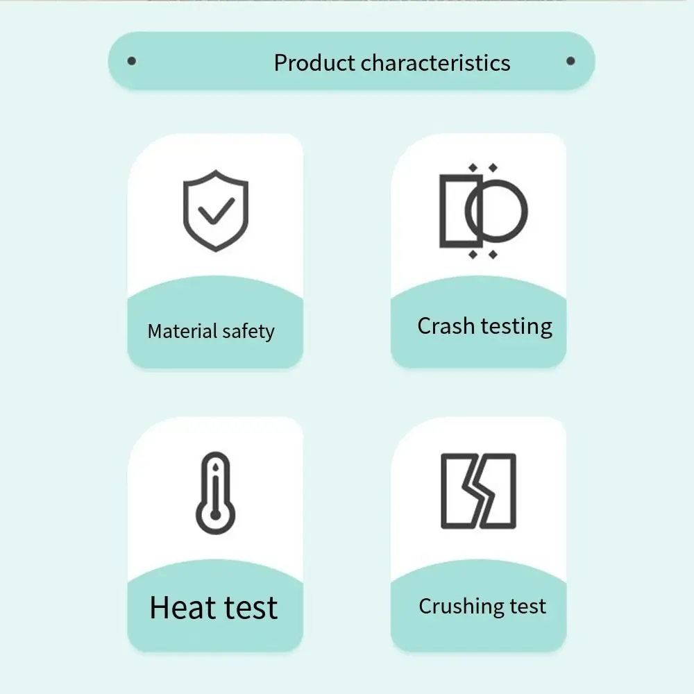 Specchio per auto stabile per bambini Finitura opaca premium Specchio di sicurezza infrangibile per sedile posteriore Specchio per sedile posteriore per auto sicuro per la vista del bambino