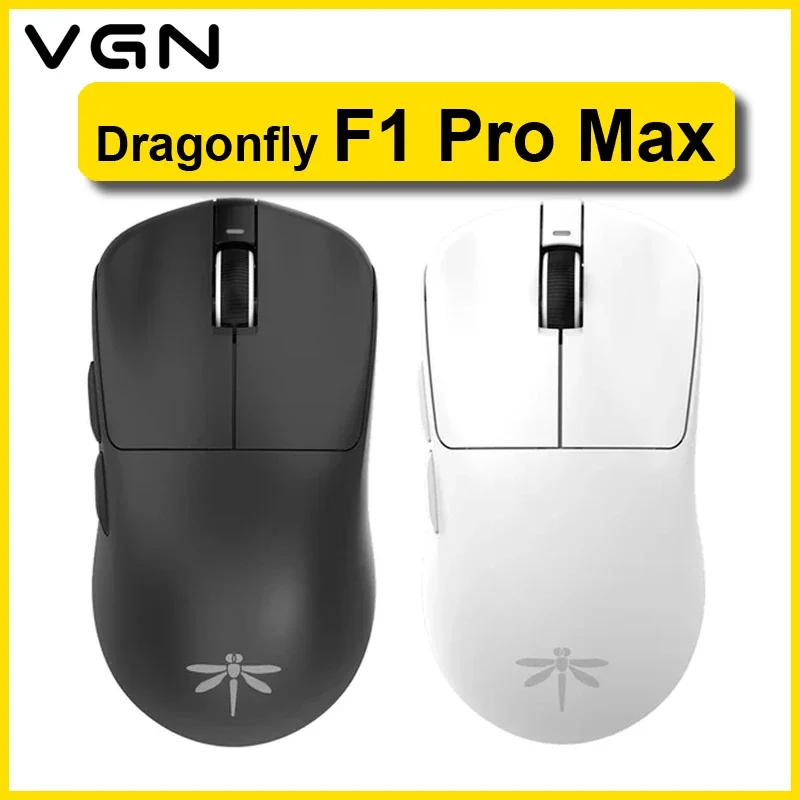 Dragonfly F1Pro Max Wireless Mouse PAW 3395 Rechargeable Type-C Dual- Gaming Mouse Fps Light Weight  Gamer Accessories