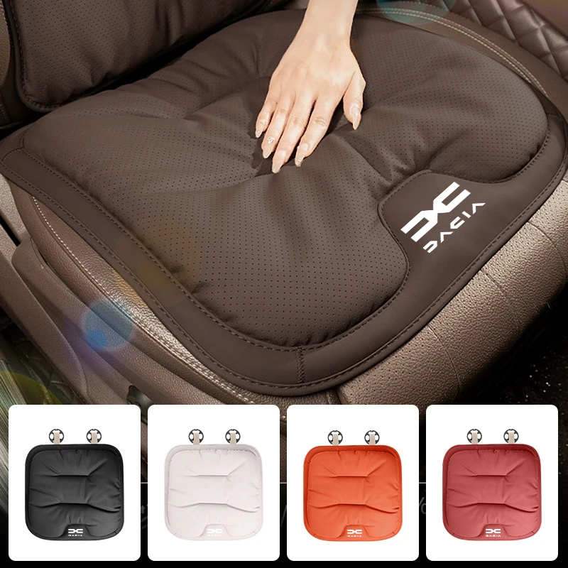 Car Sticker Velvet Cushion Leather Backrest Waist Pad Protector Cover For Dacia Logan Mcv 2 Duster Sandero Lodgy Dokker view 2