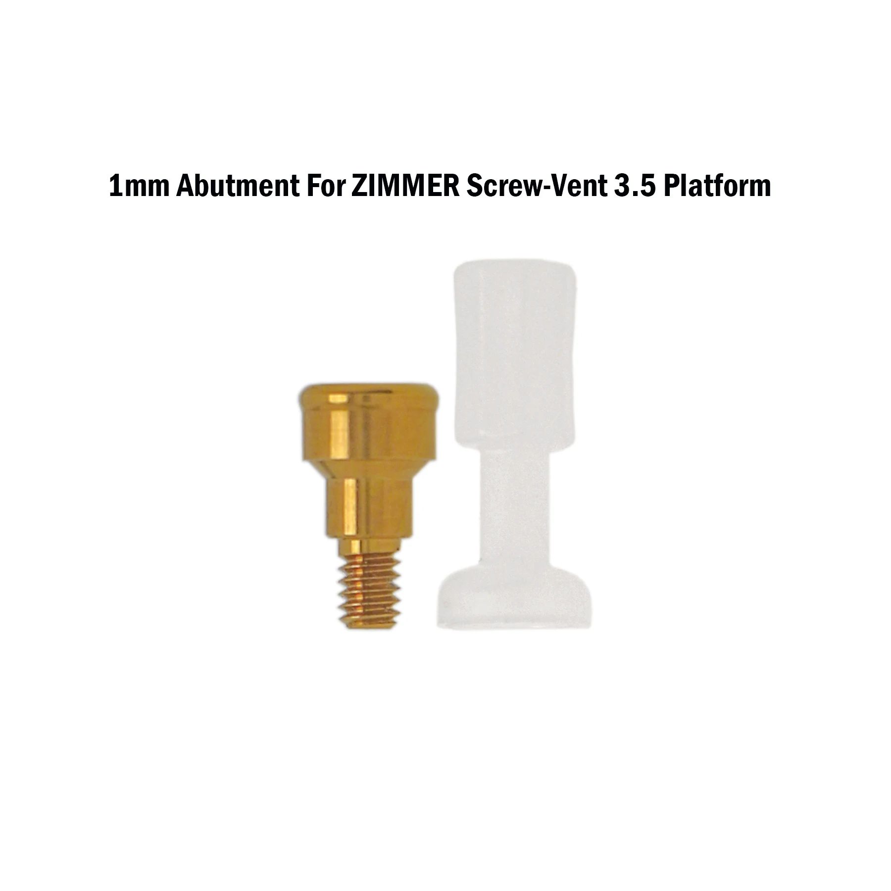 1/2/5/10Pcs Dental Overdenture Abutments PAØ3.5mm 1mm GH fit BEGO 3.75 Zimmer MIS Cortex Adin