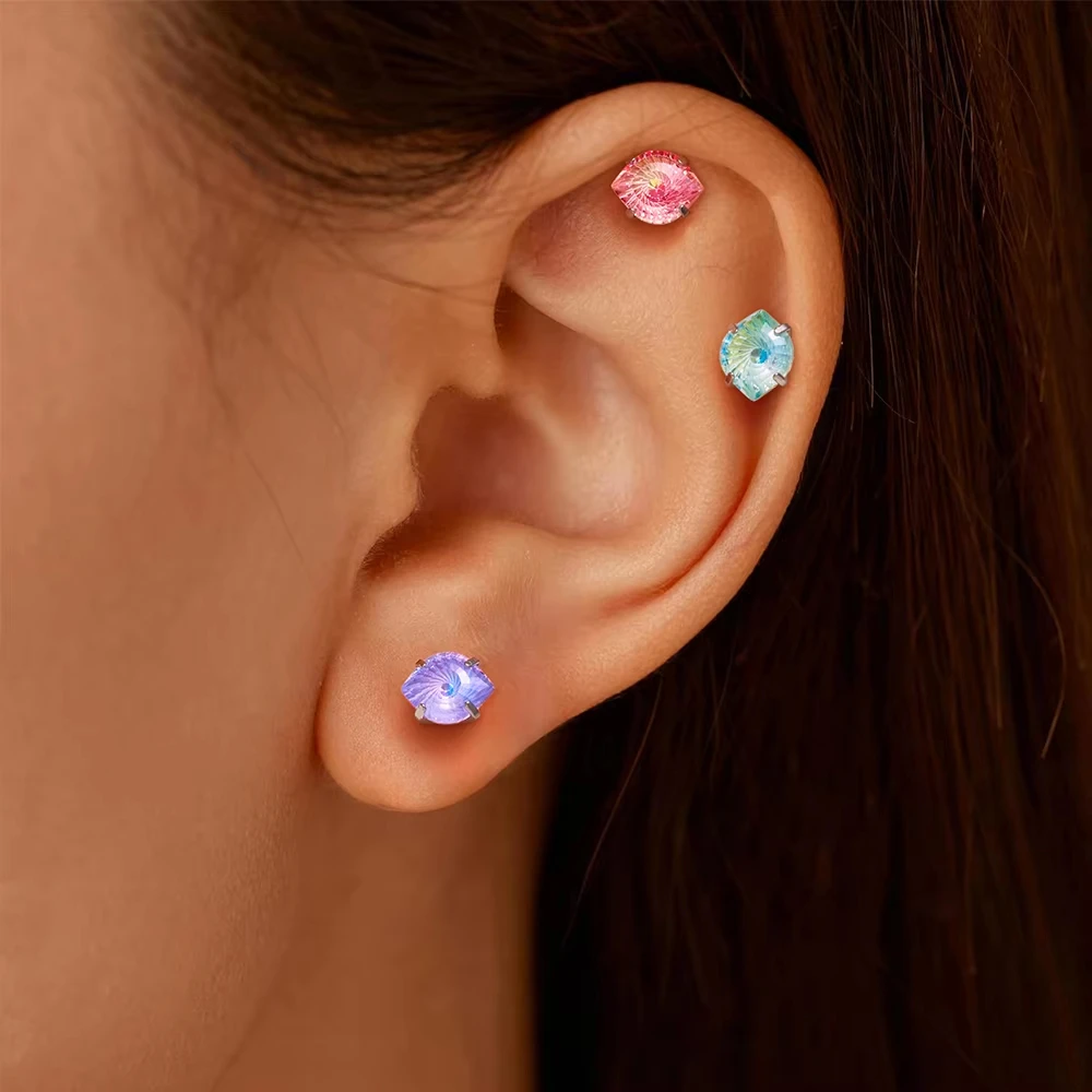 1 unidad ASTM F136 16G CZ Pend - Body Jewelry Ear Piercing reseña y precio