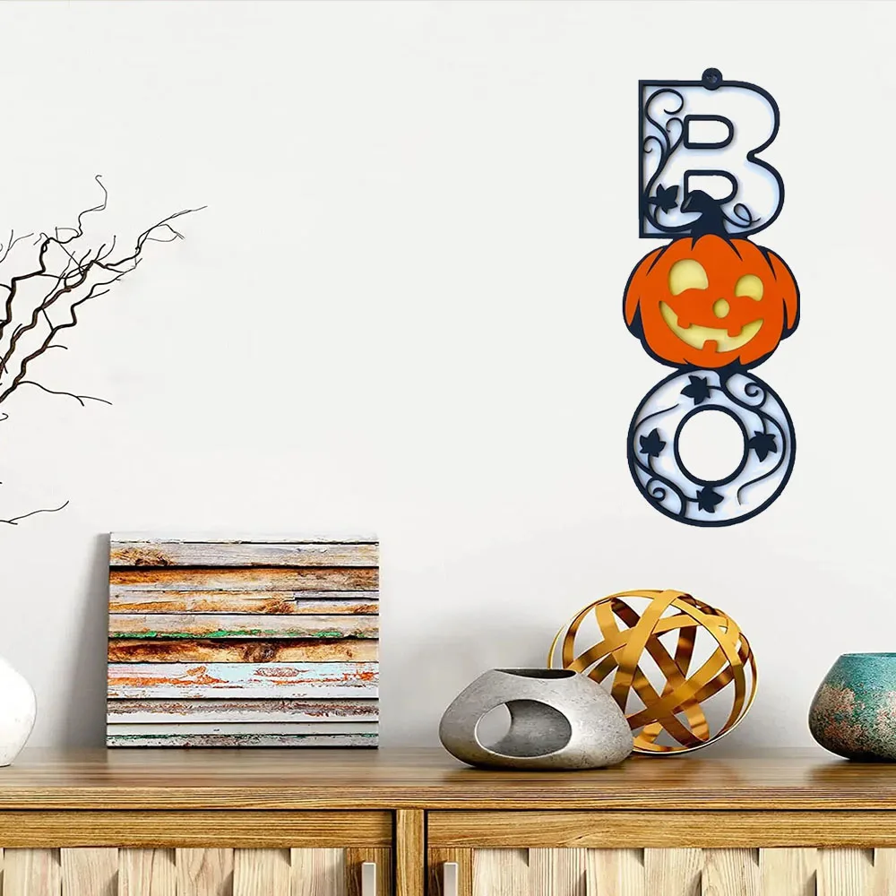 Delightful Welcome Sign for Front Door – Fall Pumpkin Wreath, Pleasing Porch Decor and Hanging Joy for Farmhouse Home