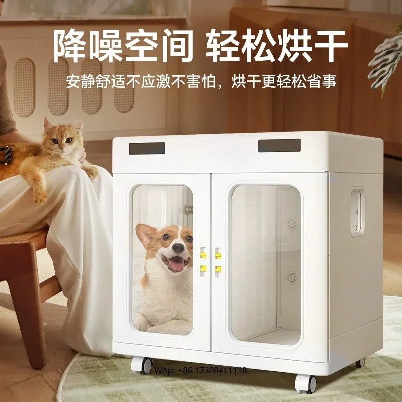 Premium Foldable Pet Dryer Box 430L Fast Drying Negative Ion Sterilization Ideal for Multi-Pet Homes