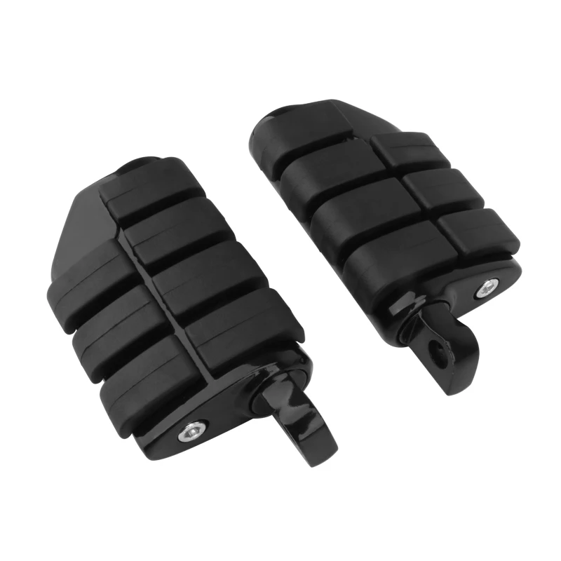 1 Pair Footpeg Motorcycle Passenger Rear Foot Peg Footrest For Harley Sportster Iron Touring Custom Dyna Fat Bob Softail Fat Boy