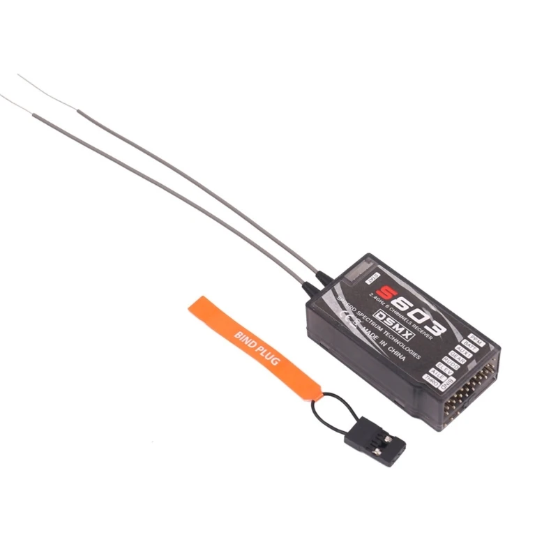 

S603 6 Channel 2.4GHz Receiver DSM2 Replaces AR6210 Wide Compatibility Dropship