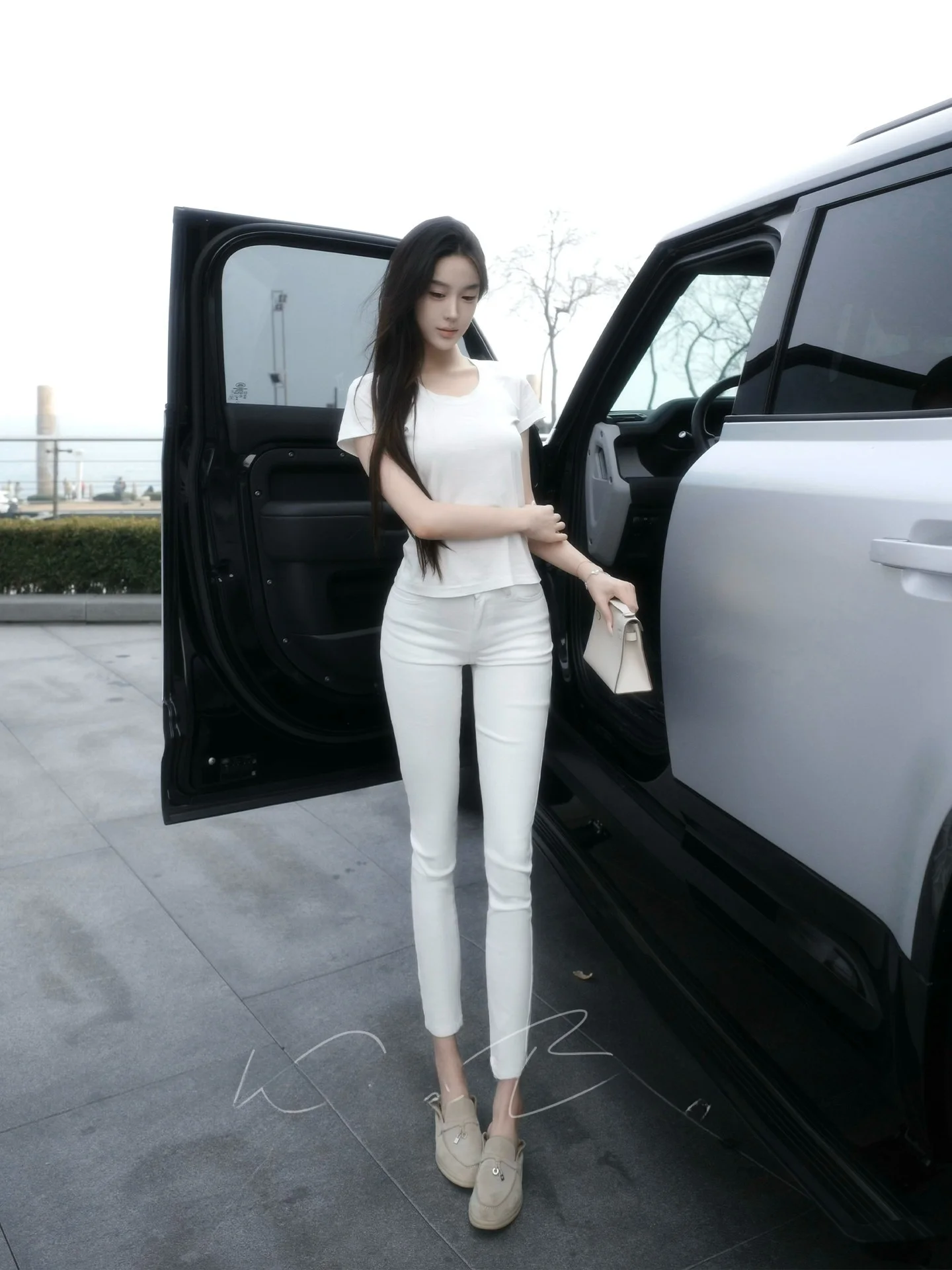 

High Waist Slim Fit Denim Jeans Women's Spring New Style Butt Lifting Elastic Personality Little Foot Pants Korean Version
