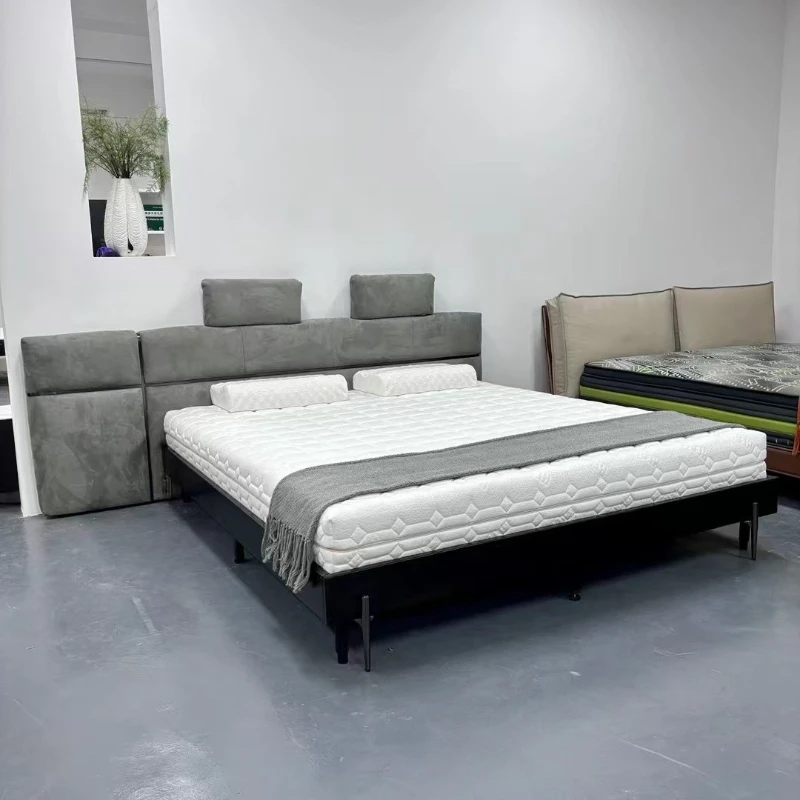 

SGF Italian minimalist 1.8m/1.5m household matte fabric bed high-end atmosphere