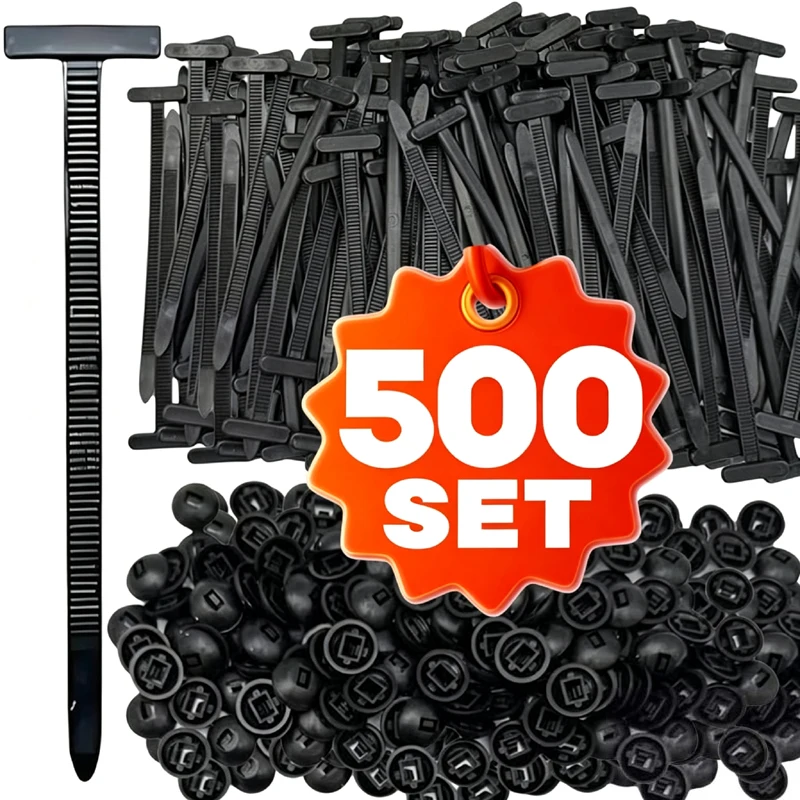 Nylon Cable Tie Universal Engine Splash Shield Retainer Trim Holder Zip Tie Buckle UV Proof Car Auto Body Repair Fastener Clips