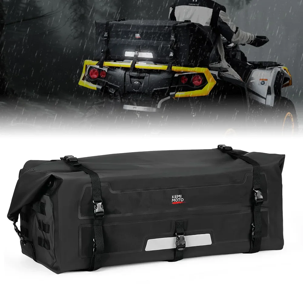 

KEMIMOTO ATV 70L Storage Bag Compatible with Polaris Sportman for Fourtrax for Can Am for Kawasaki for Arctic Cat IP67 Bag
