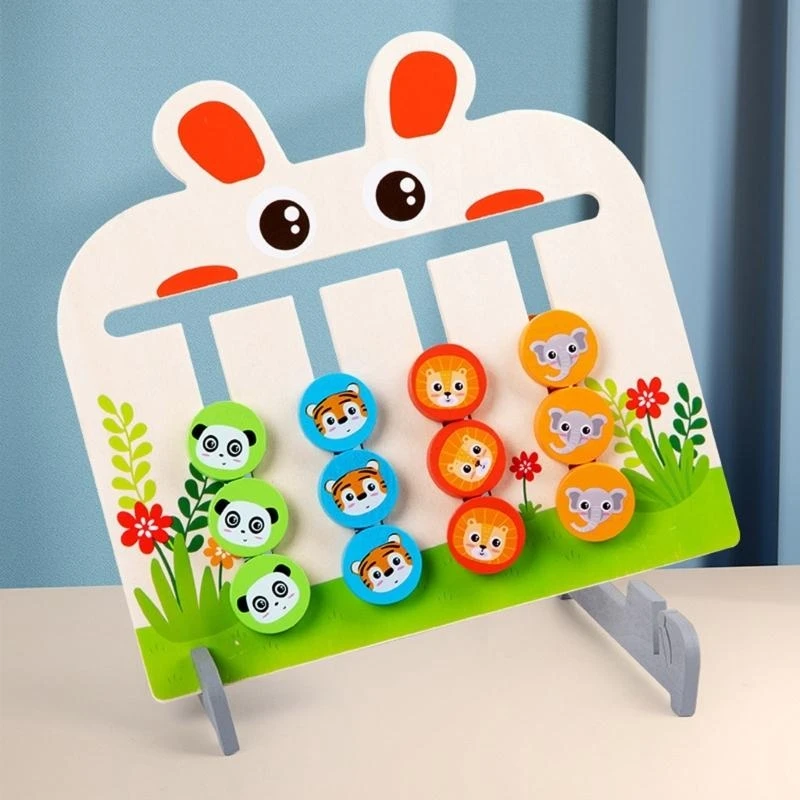 Find The Right Animal for Toddlers Boys & Girls Basic Color Animal Cognition Learning Toy Thinking Training 15UB