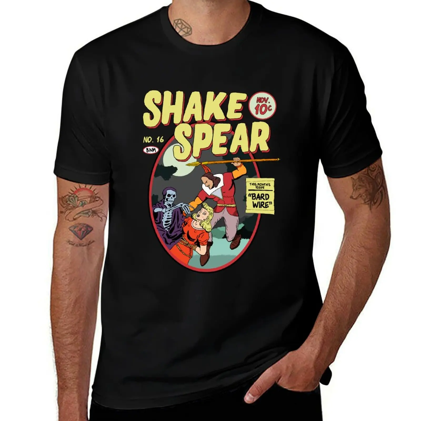 Shake Spear! T-Shirt Moisture Control Sports Tee T-Shirt