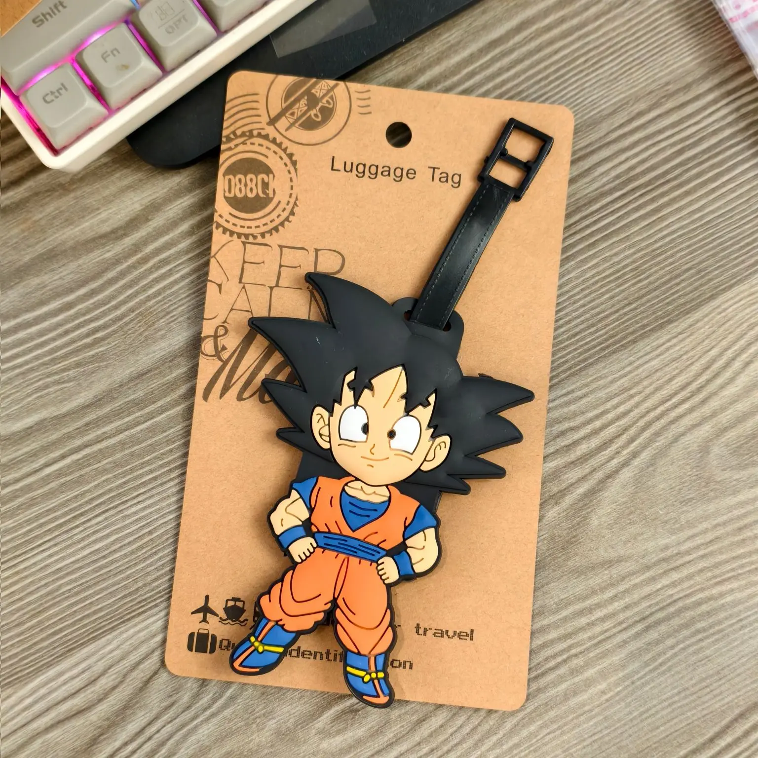 Neuer Dragon Ball Son Goku Majin Buu Vegeta Cartoon Niedlicher Gepäckanhänger für Reisegepäck – Hochwertiger Anhänger mit exquisiter Dekoration – Detail 12