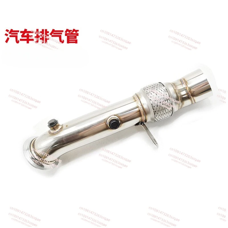 Suitable for BM * W N55 535i 640i 740Li F01 stainless steel automobile exhaust pipe 1.5mm 3 inch