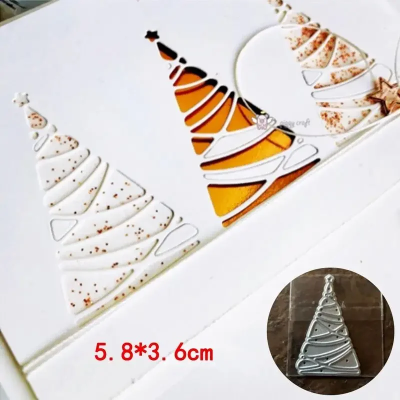 Cut Die Mold Star Christmas Tree Scrapbook Paper Craft Knife Mould Blade Punch Stencils Dies