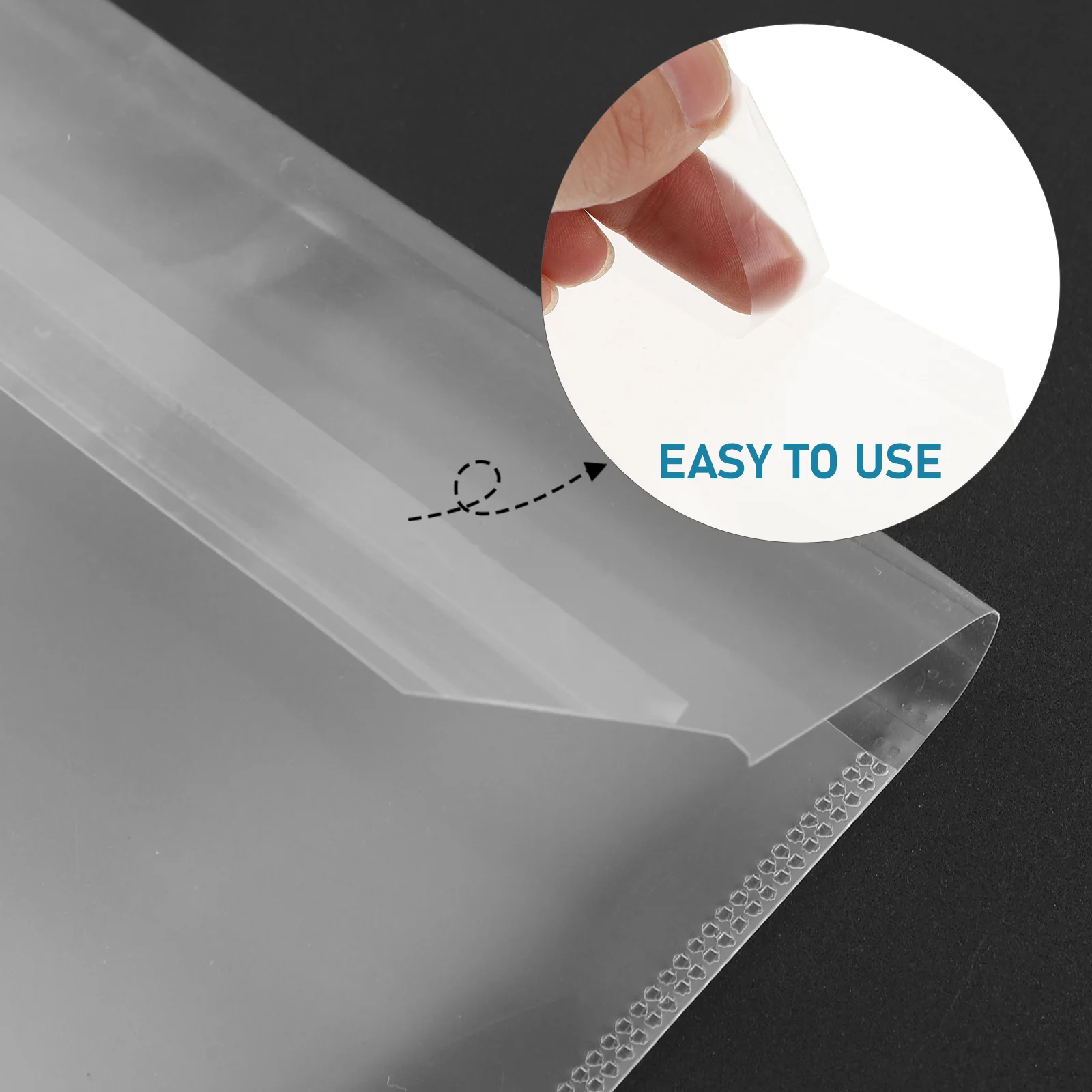 20pcs Notepad Protective Covers Clear Book Covers for Students School Work Accessories Reusable Practical Cover