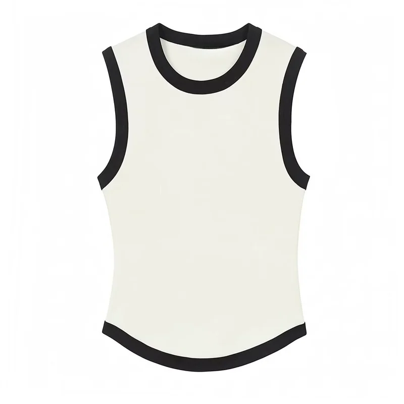 Camiseta Nueva 2026 con Ribete de Contraste Tricolor, Estilo Moderno y Ajustado