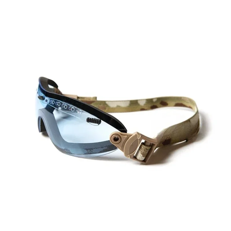 Outdoor Adjustable, Goggles/Goggles, Dustproof, Blue Lens TB1302-BLUE