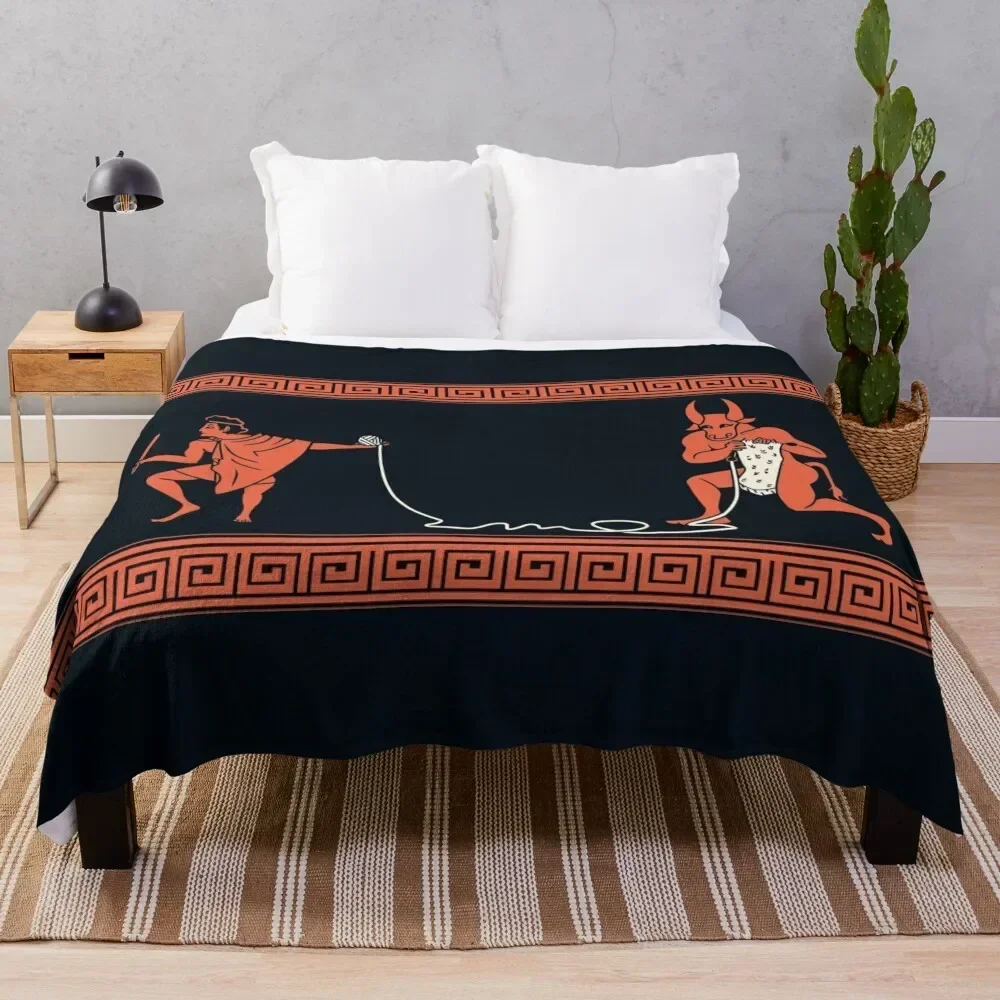 Crafty Minotaur Throw Blanket Furry Summer Beddings Blankets Sofas Of Decoration Blankets