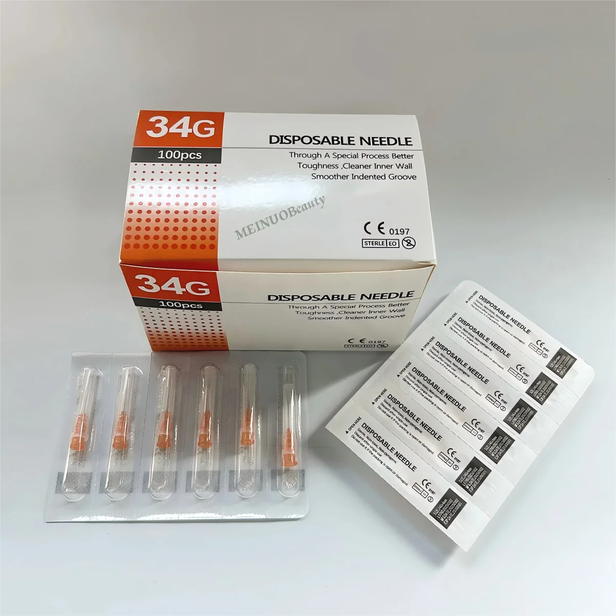 

Одноразовая игла, стерильная безболезненная игла 34 г, 4 мм, 6 мм, 8 мм, 13 мм, 100 шт./кор., 7 проданов