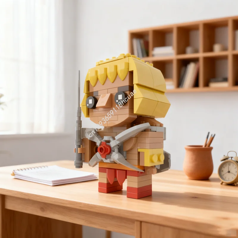 

165pcs MOC He man Adam Masters the Universe Model Building blocks Christmas gifts Architecture Assemble toy DIY creative idea