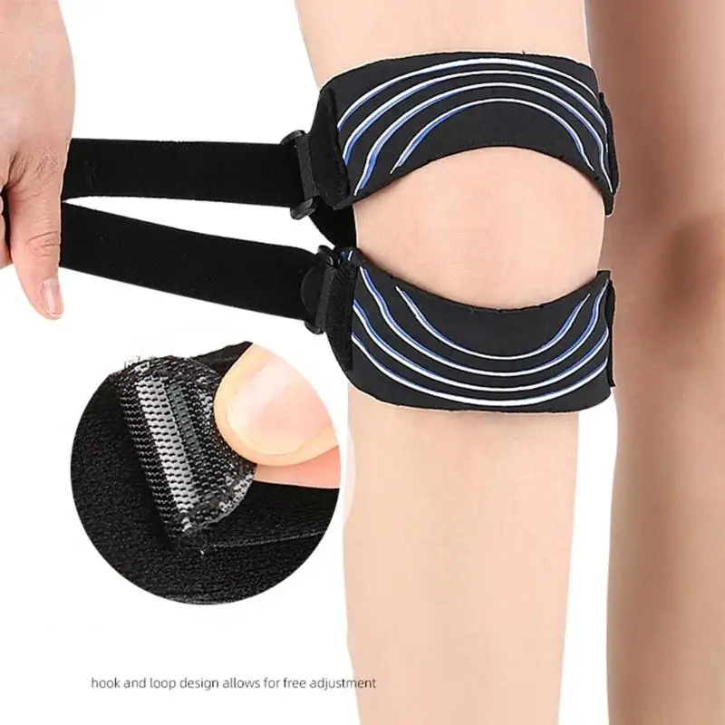 

U2JB Silicone Cushioned Patella Support for Men Women Baseball Basketball Soccer
