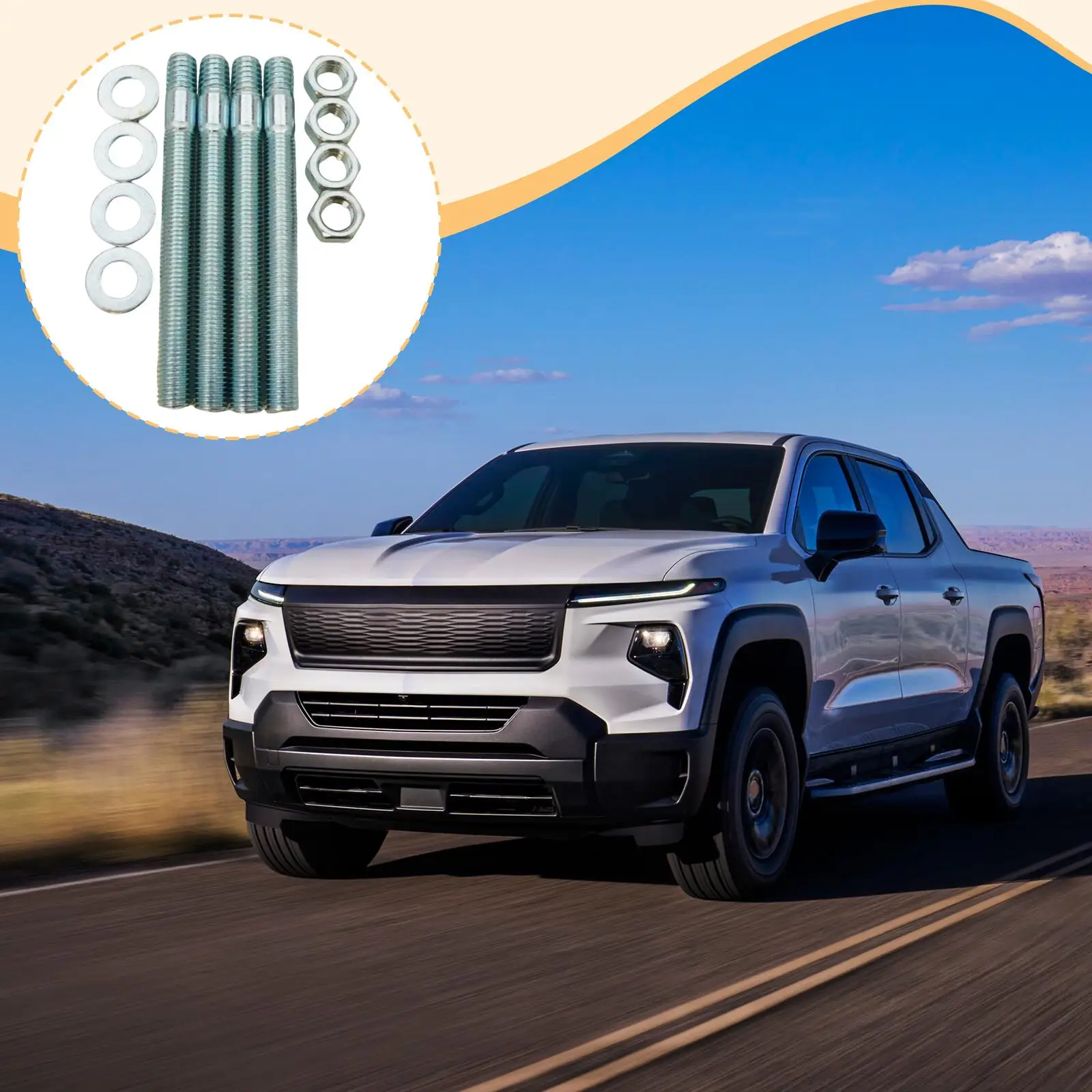 

Комплект карбюратора, аппаратные аксессуары, совместимые серебряные для Chevrolet, высокопроизводительная прочная замена фитингов