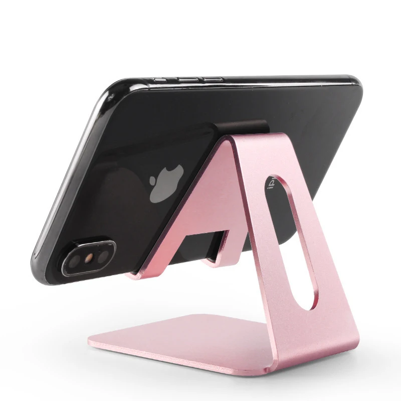 Liga de alumínio mesa suporte do telefone móvel metal suporte do telefone celular para iphone x xs max suporte do telefone mesa para samsung xiaomi huawei