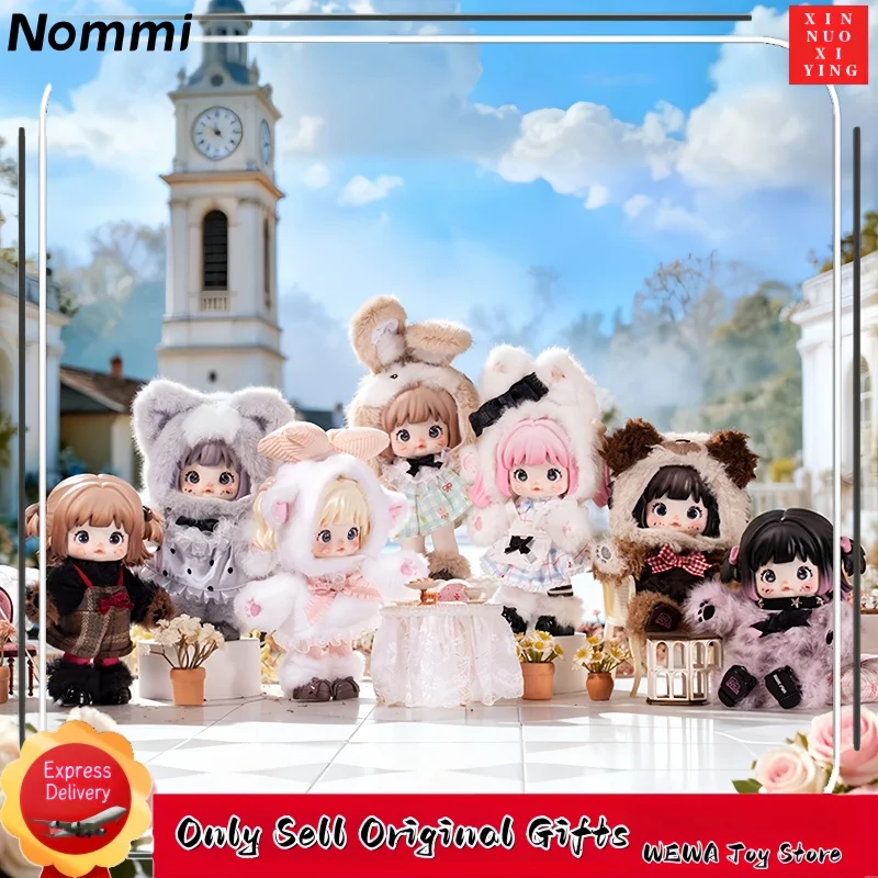 

Genuine Nommi Forest Country Series Plush Jointed Action Figure Doll Blind Box Desktop Ornament Cute Toys Gifts For Anime Lovers