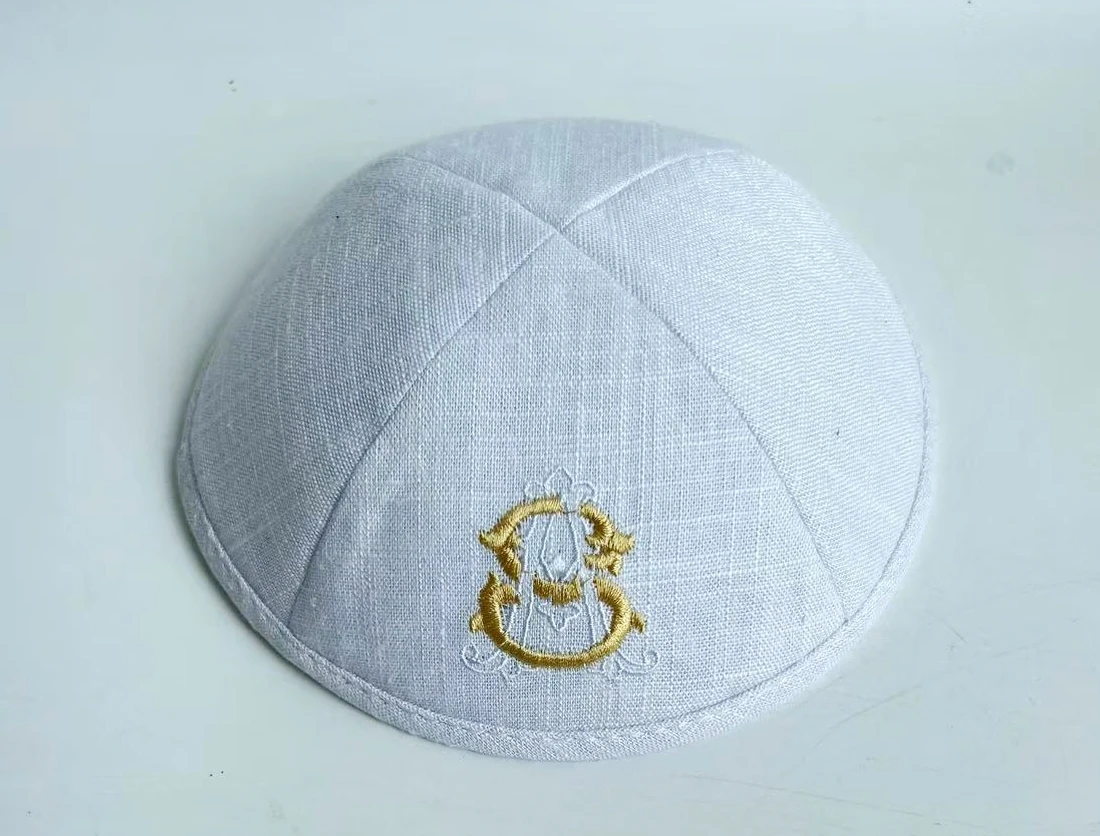 kippot para casamento, kippah para bar mitsvah, yarmulkes