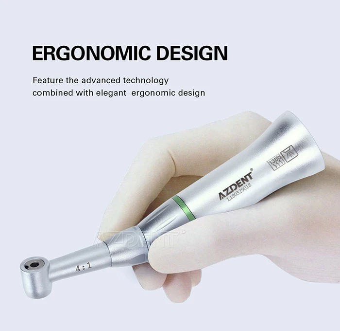 AZDENT Dental 1:1/4:1 Interproximaler Streifenkontra-Winkelstück für kieferorthopädische Zahnlückenmessung – Detail 35