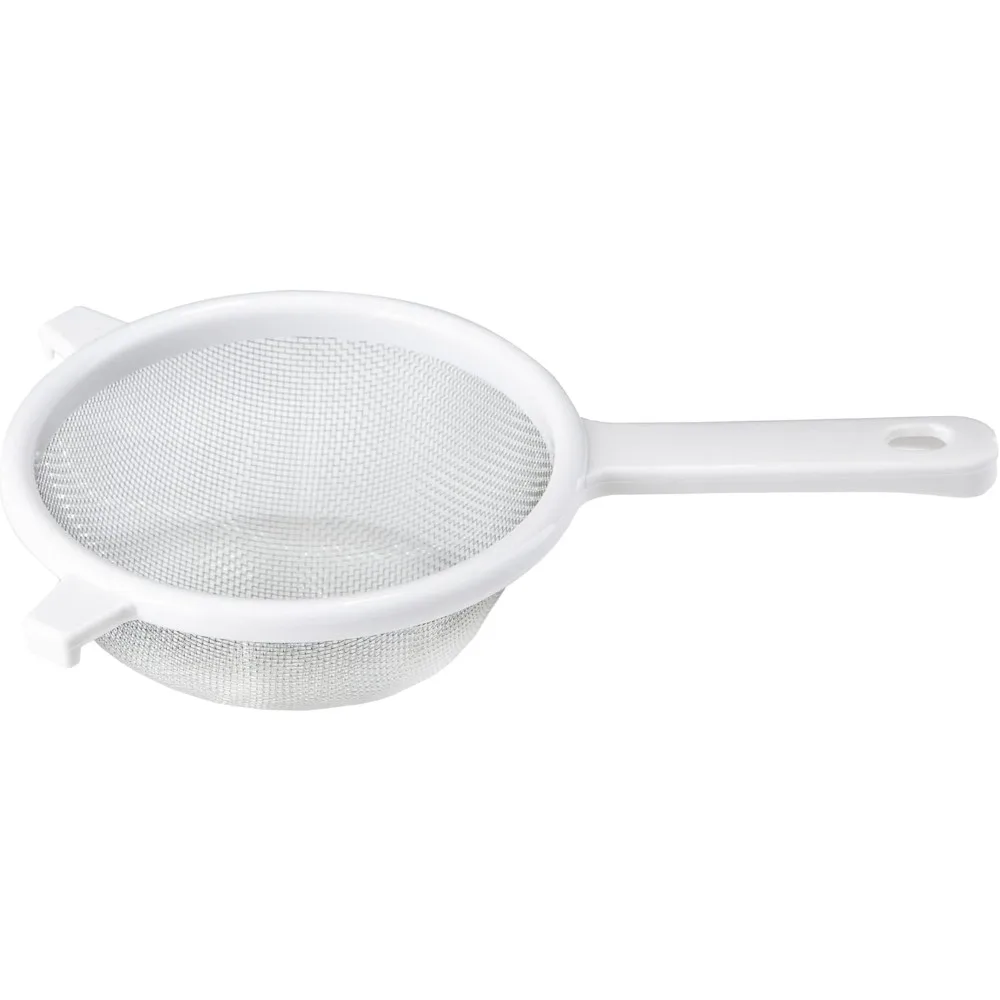 

Classic Stainless Steel Mesh Strainer, 6 inch, White