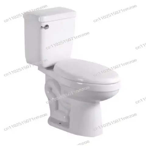 Siphonic Two-Piece Ceramic Toilet Compact Size Commode for Small Bathroom Household Use