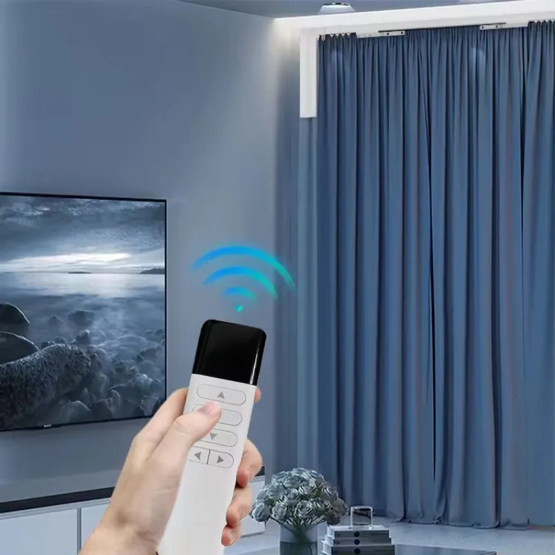 Smart Curtain Drivers  Voice Sound Wireless Control Electric Automatic Curtain Motor For Motorized Curtain