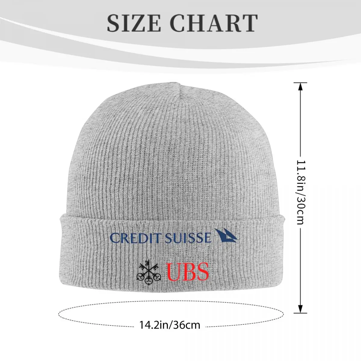 Logo Credit Suisse USB Hat Autumn Winter Skullies Beanies Baggy Cap Men Women Acrylic Skullcap