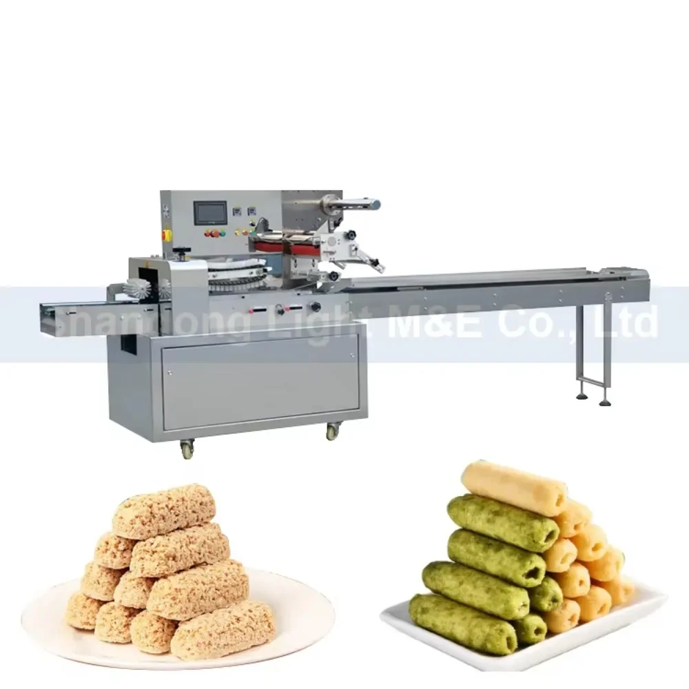 Stainless Steel 304 Automatic Pillow Packing Machine Food Industry Machinery