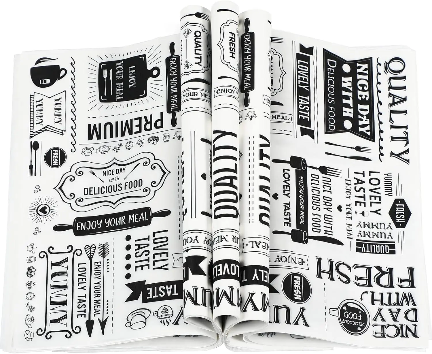 

ndwich Wrapping Paper Grease Resistant Waterproof Wrapping Tissue Hamburger Picnic Tissue for Baking Kitchen 8.3 x 9.8 Inch(1000