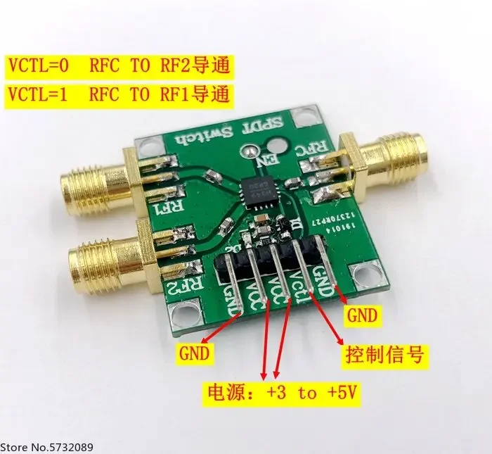 HMC349 HMC849 HMC8038 RF Switch Module SPDT 6GHz Bandwidth High Separation