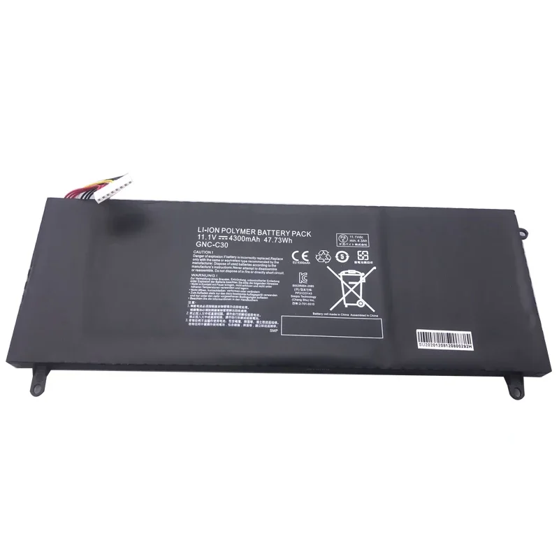 Imagem -02 - Bateria do Portátil do Lmdtk-gnc-c30 para Gigabyte 14 Dentro P34g v2 U2442 U2442n U2442s U2442v U24 U24f U24t U2442t U2442d U2442f Lmdtk Novo