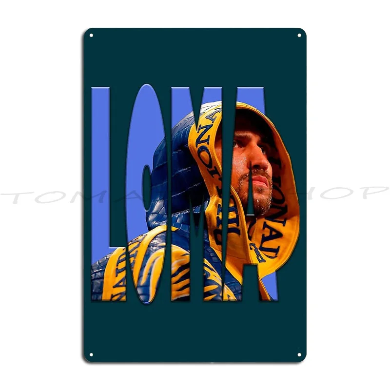 Vasyl Lomachenko Metal Plaque Poster Cinema Living Room Wall Decor Party Plates Customize  Tin Sign Poster