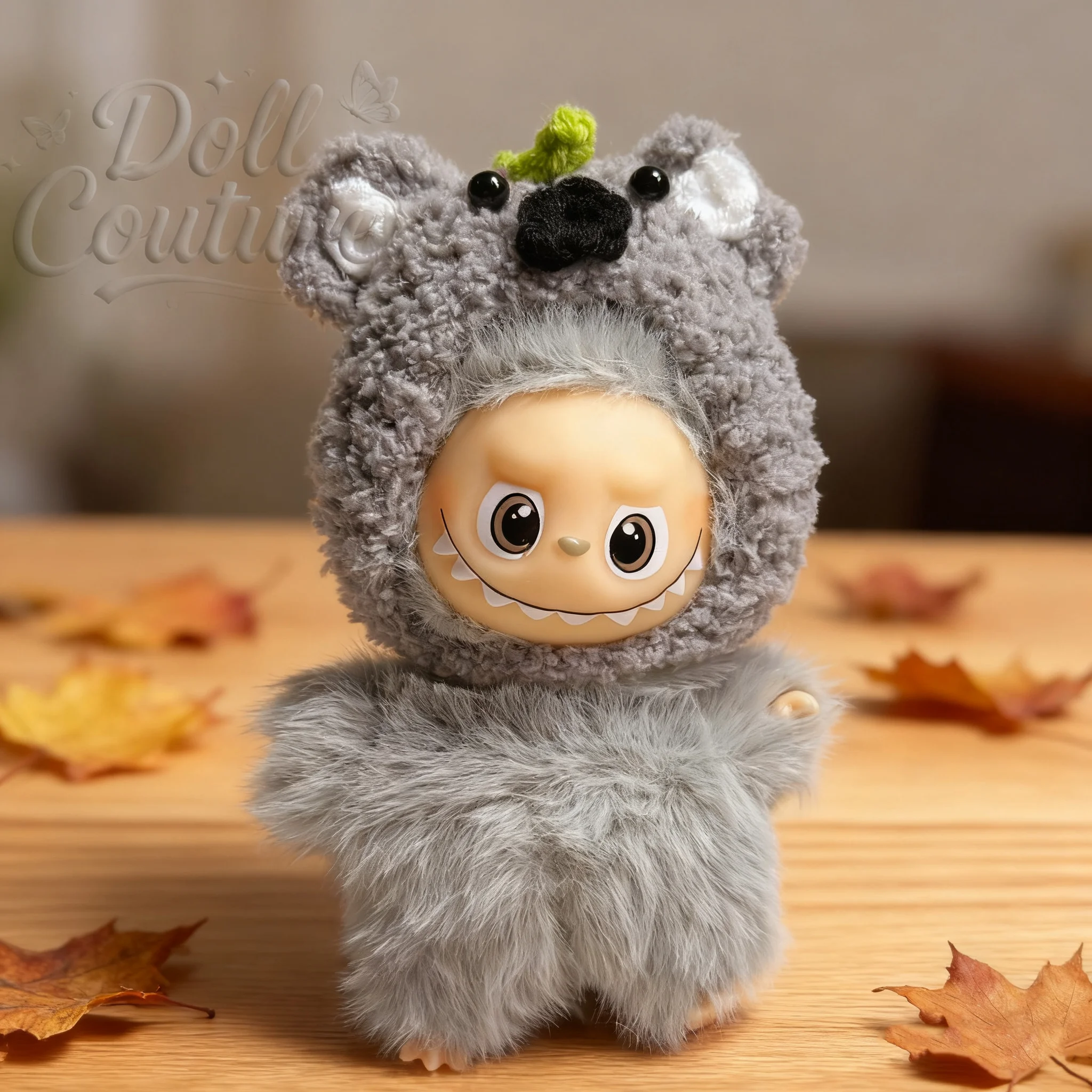 Labubu Puppenkleidungsset: Einfache Outfits, Kopfbedeckungen und Hüte, süße dekorative Kostüme – ideales Geschenk für Kinder