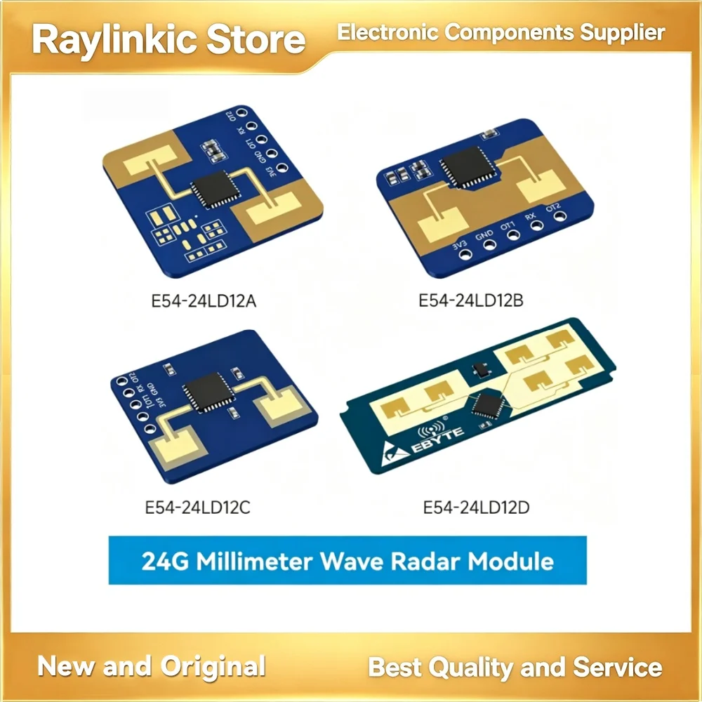 EBYTE E54 Series E54-24LD12A E54-24LD12B E54-24LD12C 2.4GHz Millimeter Wave Radar Motion Detective Module Micro Motion Sensor