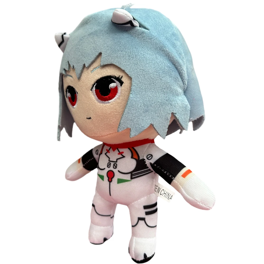 20Cm Kawaii  Ayanami Rei Plush Toy Doll Cartoon Anime Plush Toy Evangelion Plush Doll EVA Soft Stuffed Room Decor Kid Xmas Gifts