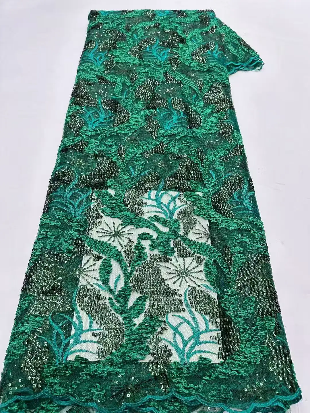 

Африканская кружевная ткань с блестками и бисером, 2021, высокое качество, французская нигерийская кружевная ткань с вышивкой для свадебного шитья