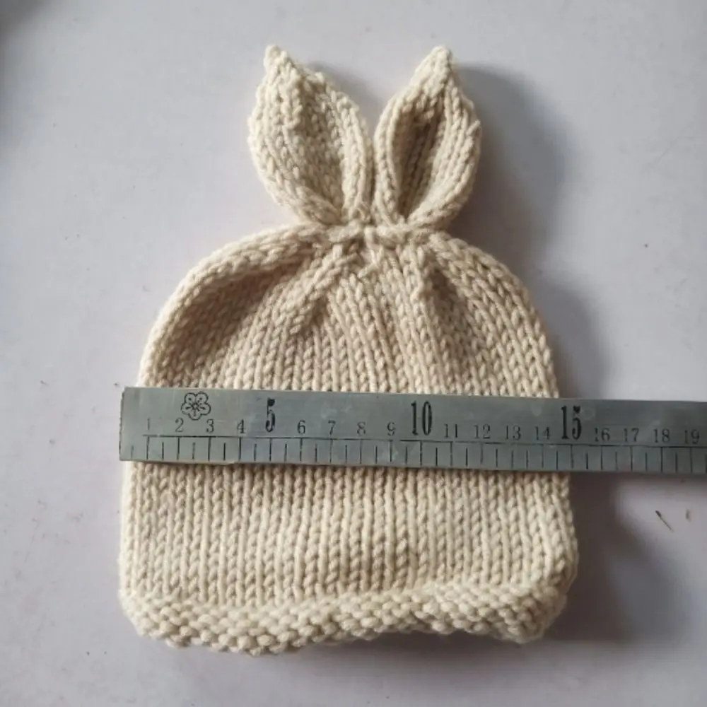 Boys Newborn Photo Photography Crochet Knit Costume Rabbit Baby Caps Prop Accessories Baby Clothes