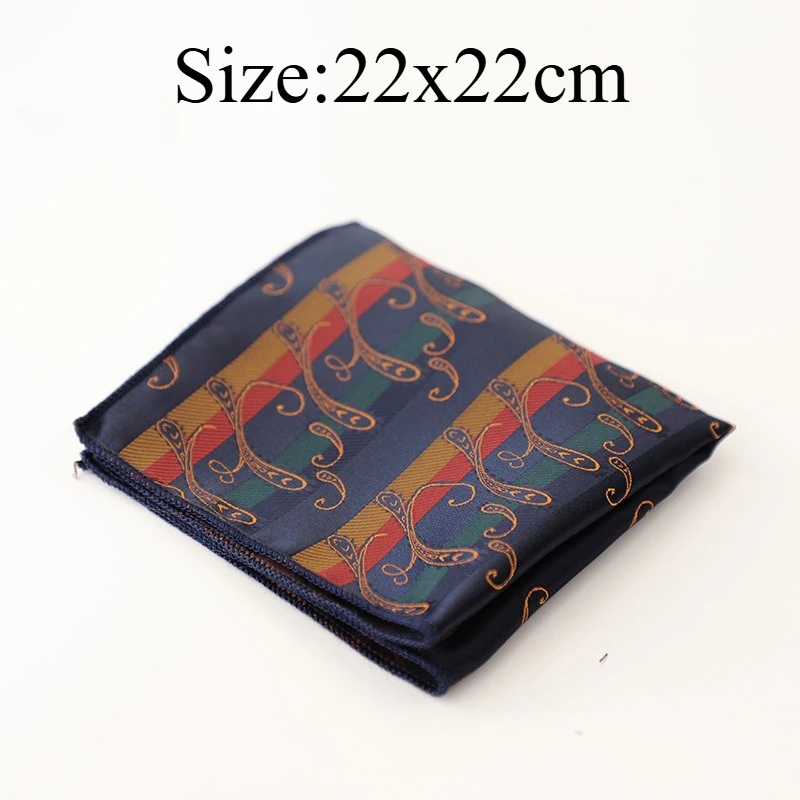 Vintage Style Men's Suit Pocket Square, New Arrival Korean Jacquard Design Handkerchief, Decor Accessory for Formal Suit Present