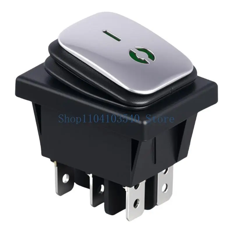 02DC Car Rocker Toggle Switches 16A/220V LED LED Leuchtete Wippschalter 6 Pin