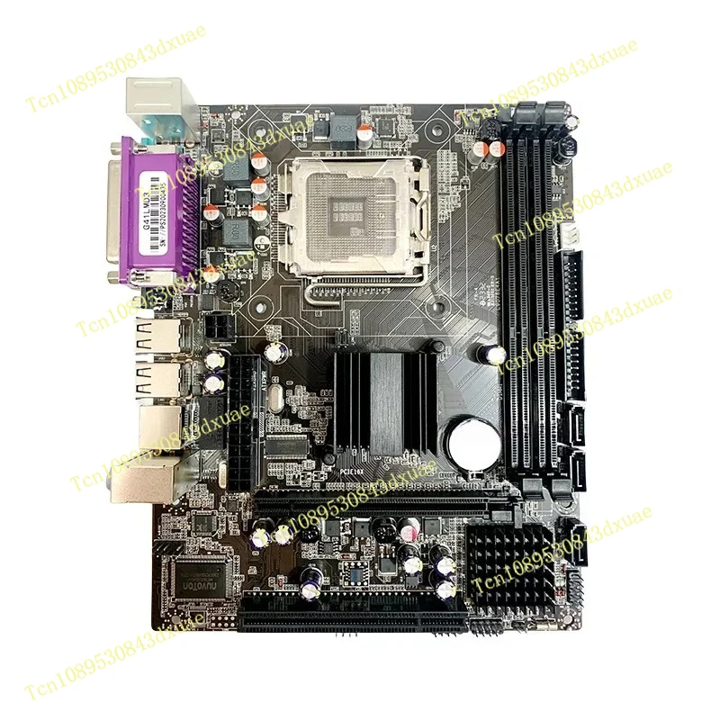 New G41 Motherboard, 775-pin DDR3 Memory, with Print Port, COM Port, PCI Slot Motherboard, Industrial Control