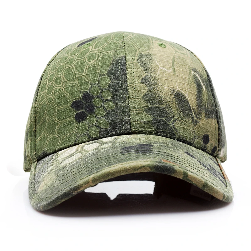 Camouflage Baseball Cap for Men, Adjustable Breathable Quick-Dry Baseball Hat, Ideal for Hiking, Camping, and Tactical Training